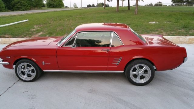 1966 Red Ford Mustang Coupe
