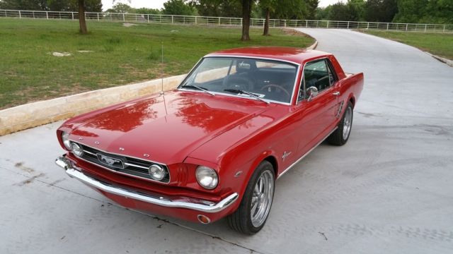 1966 Red Ford Mustang Coupe
