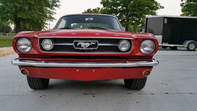 1966 Red Ford Mustang Coupe