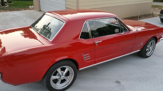 1966 Red Ford Mustang Coupe