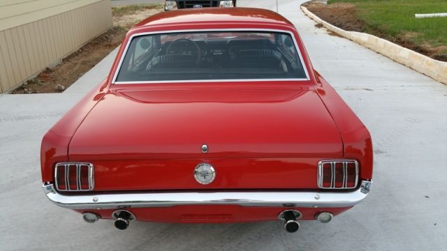 1966 Red Ford Mustang Coupe