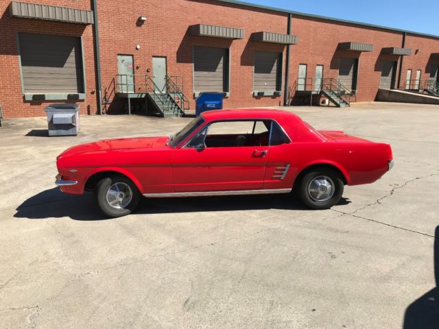 1966 Red Ford Mustang Coupe