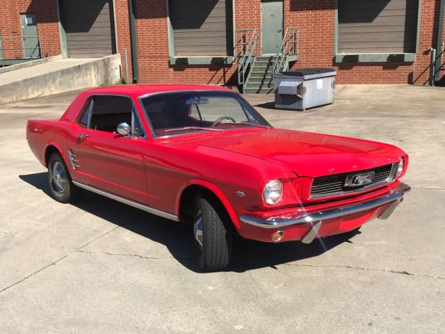 1966 Red Ford Mustang Coupe