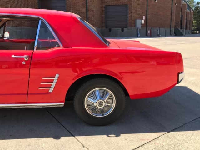 1966 Red Ford Mustang Coupe