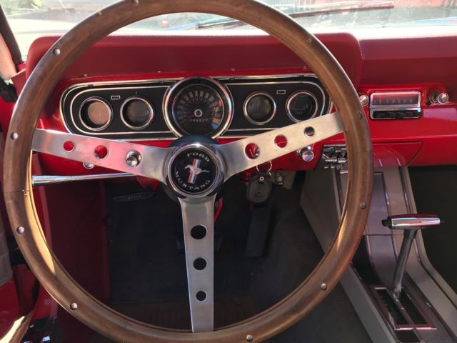 1966 Red Ford Mustang Coupe
