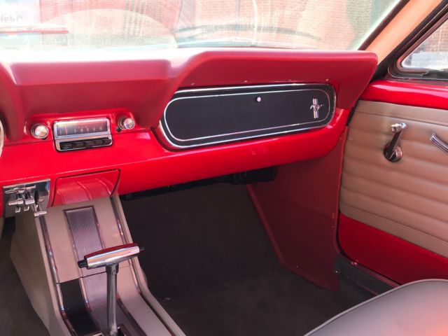 1966 Red Ford Mustang Coupe