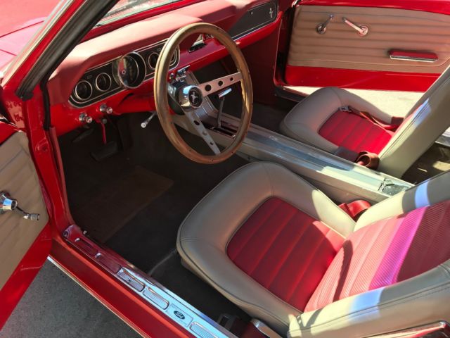 1966 Red Ford Mustang Coupe