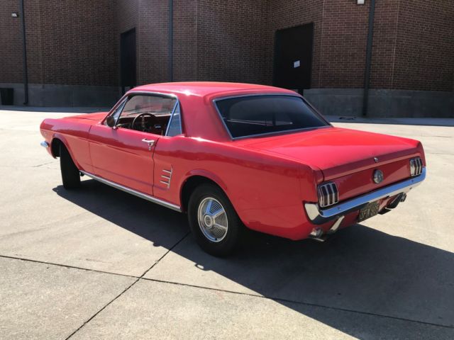 1966 Red Ford Mustang Coupe