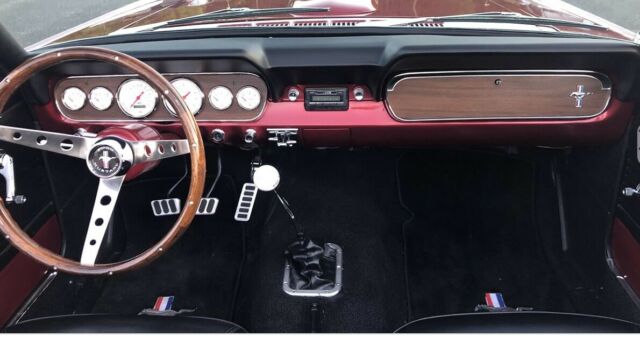 1966 Sangria Red Ford Mustang Convertible