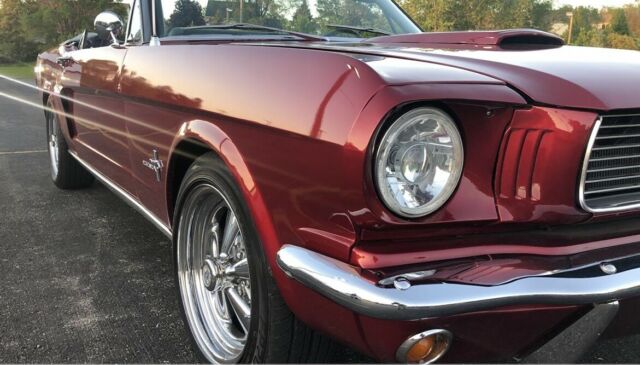 1966 Sangria Red Ford Mustang Convertible