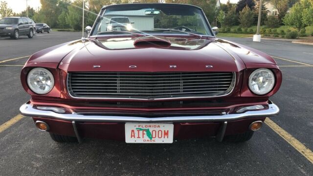 1966 Sangria Red Ford Mustang Convertible