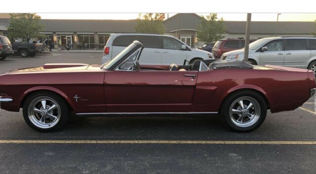 1966 Sangria Red Ford Mustang Convertible