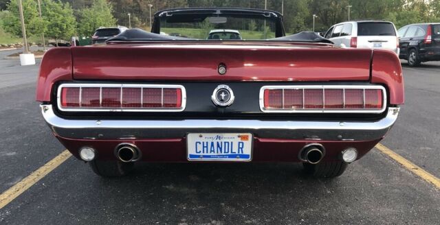 1966 Sangria Red Ford Mustang Convertible