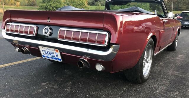 1966 Sangria Red Ford Mustang Convertible