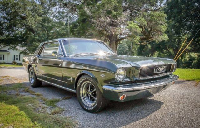 1966 Dark Green Ford Mustang Coupe