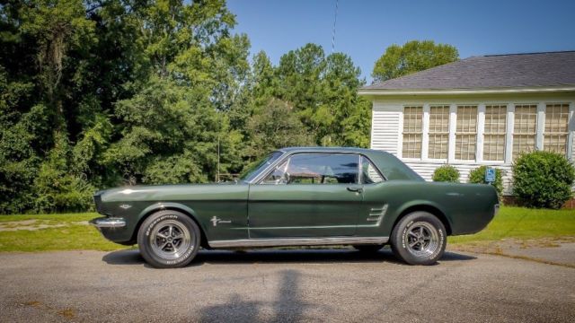 1966 Dark Green Ford Mustang Coupe