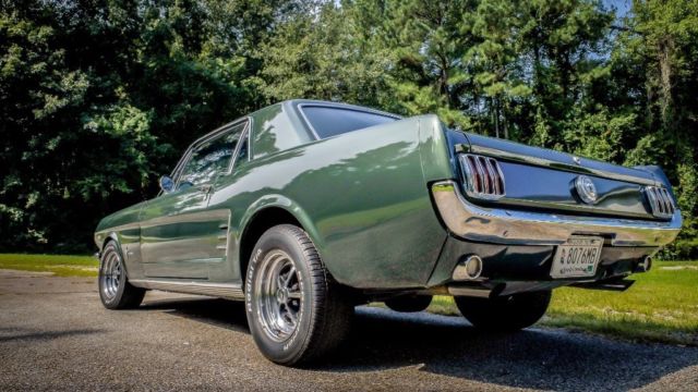 1966 Dark Green Ford Mustang Coupe