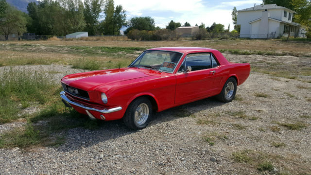 1966 Red Ford Mustang Coupe