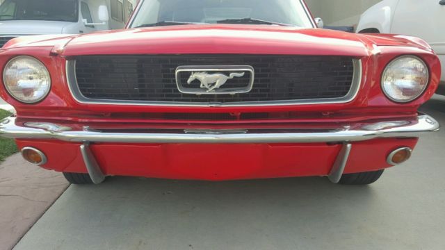 1966 Red Ford Mustang Coupe