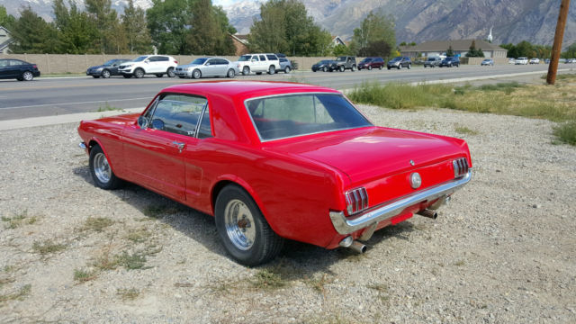 1966 Red Ford Mustang Coupe