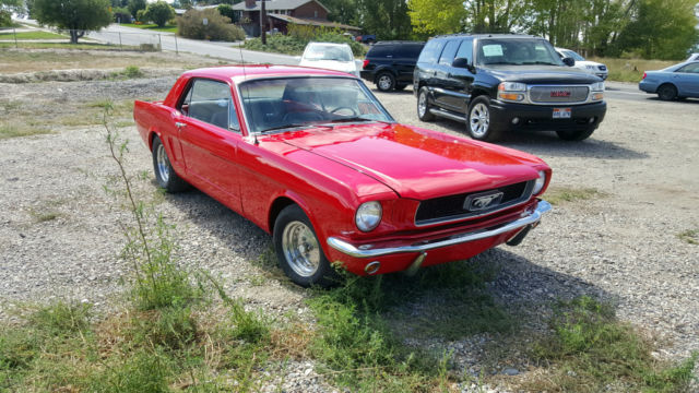 1966 Red Ford Mustang Coupe
