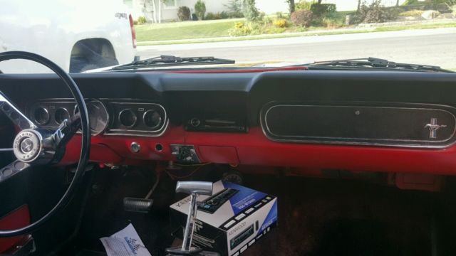 1966 Red Ford Mustang Coupe