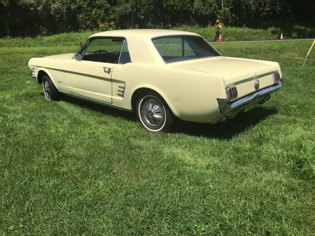 1966 Yellow Ford Mustang Coupe