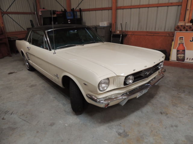 1966 White Ford Mustang Coupe
