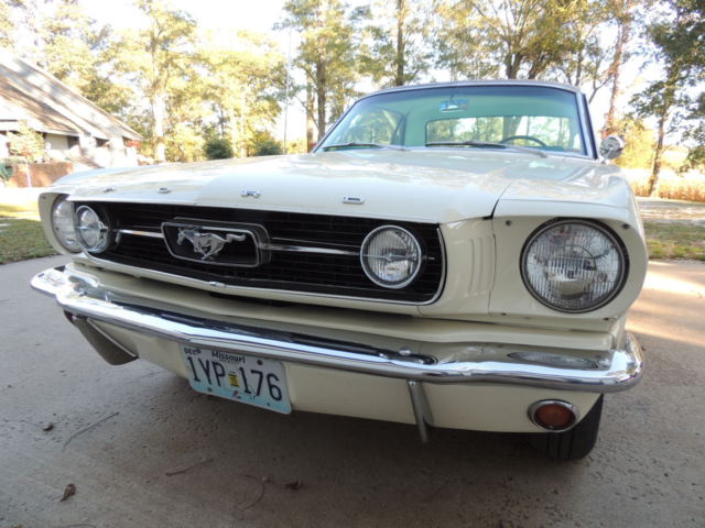 1966 White Ford Mustang Coupe