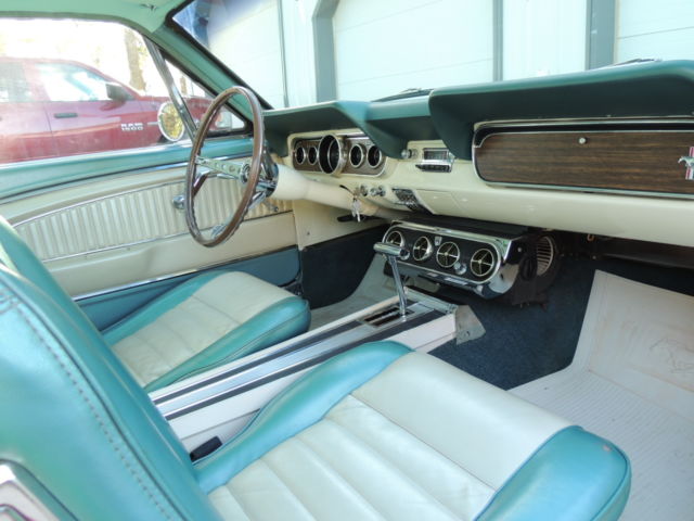 1966 White Ford Mustang Coupe