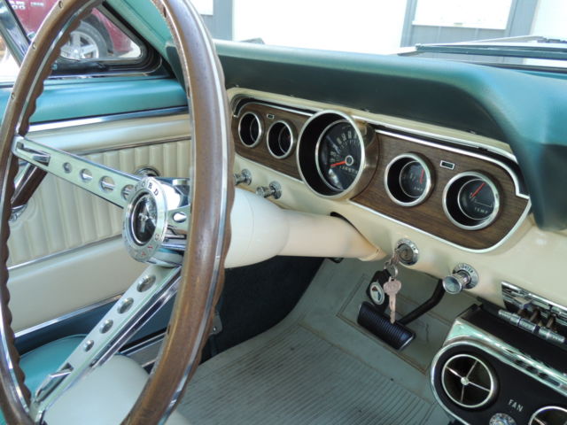 1966 White Ford Mustang Coupe