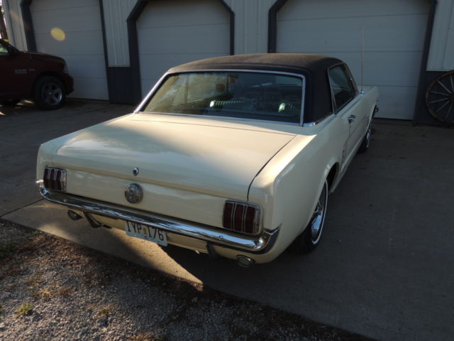 1966 White Ford Mustang Coupe