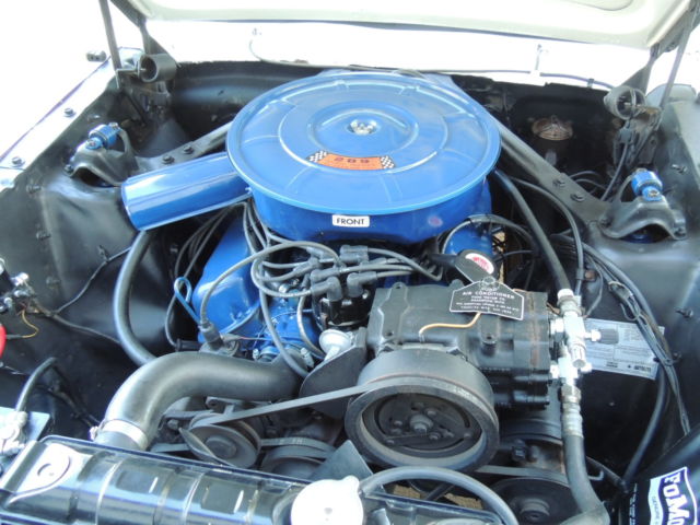 1966 White Ford Mustang Coupe