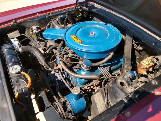 1966 Burgundy Ford Mustang Fastback