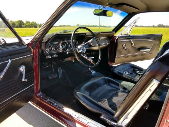 1966 Burgundy Ford Mustang Fastback