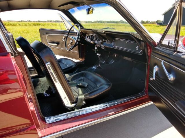1966 Burgundy Ford Mustang Fastback