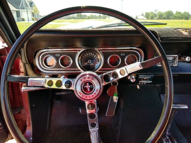 1966 Burgundy Ford Mustang Fastback