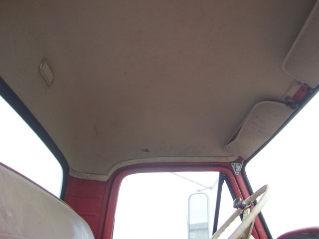 1966 red Ford F-350 cab over