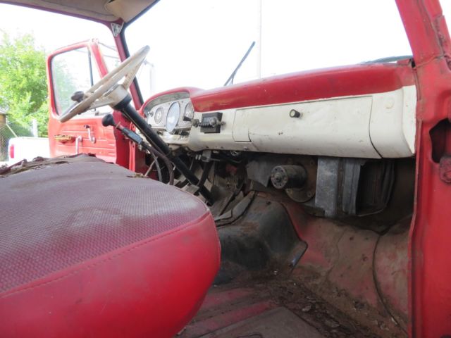 1966 Red Ford Other Pickups Cab & Chassis