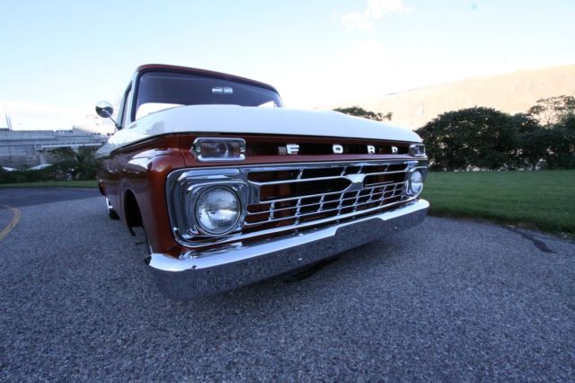 1966 "Root Beer and Cream" Ford F-100 Cab & Chassis