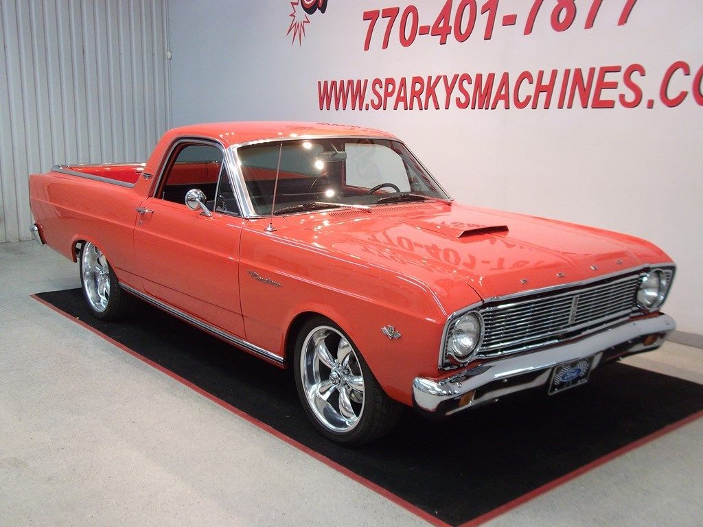 1966 Orange Ford Ranchero Truck