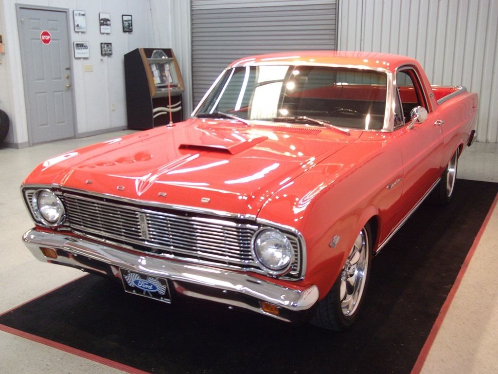 1966 Orange Ford Ranchero Truck