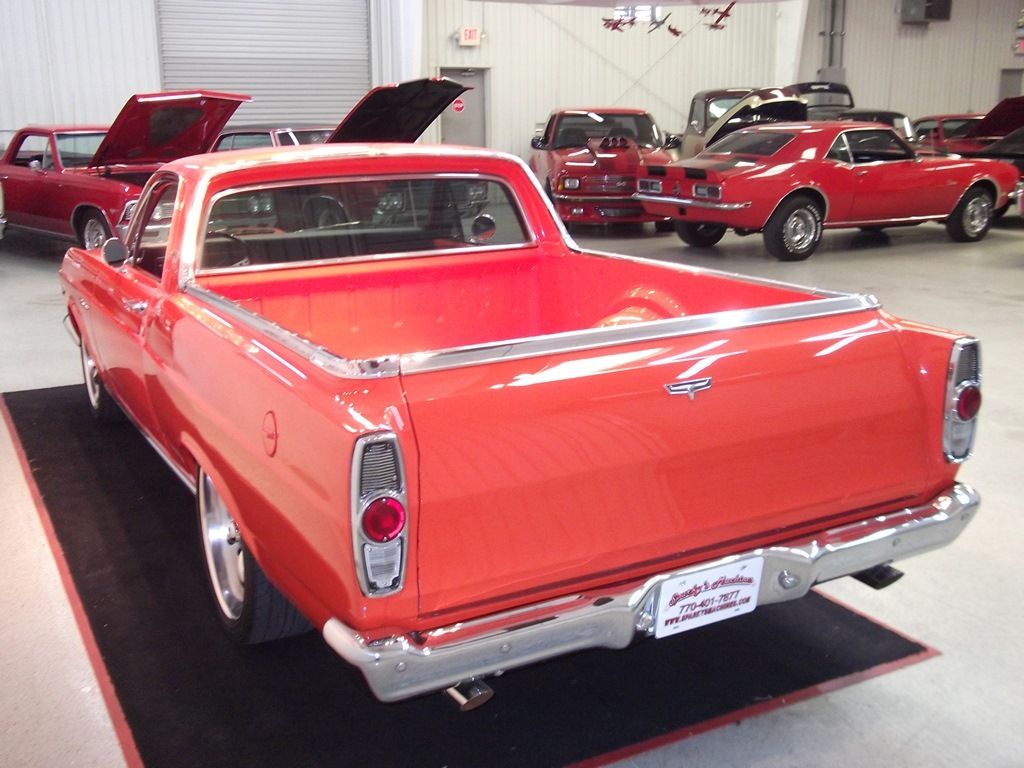 1966 Orange Ford Ranchero Truck
