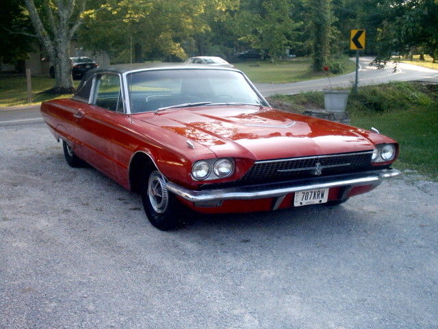 1966 Red Ford Thunderbird Coupe