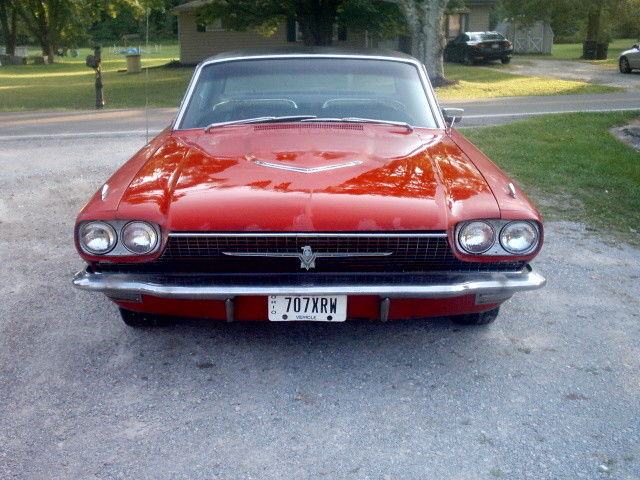 1966 Red Ford Thunderbird Coupe