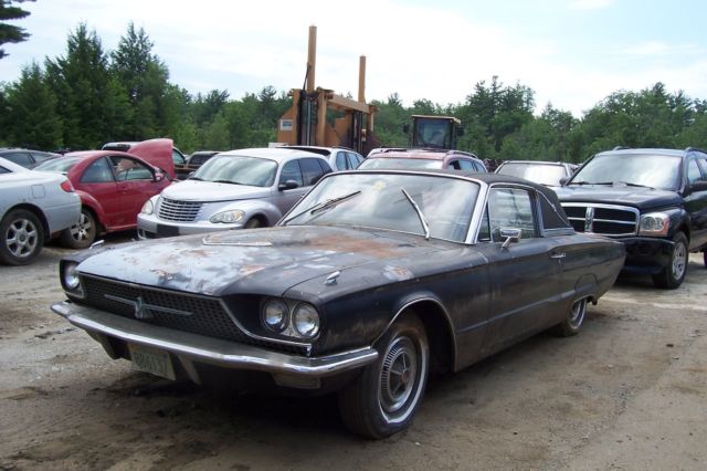 1966 Black Ford Thunderbird Coupe