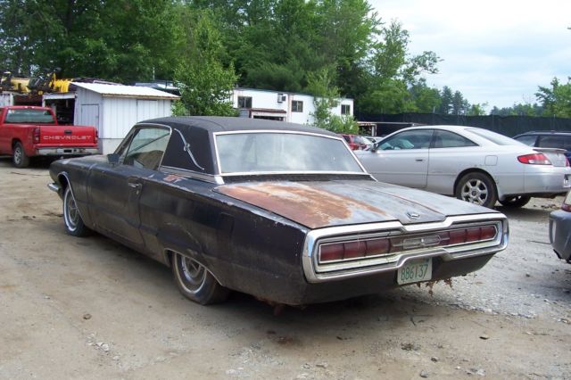 1966 Black Ford Thunderbird Coupe