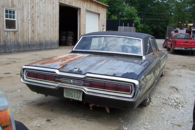 1966 Black Ford Thunderbird Coupe