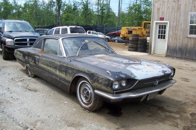 1966 Black Ford Thunderbird Coupe