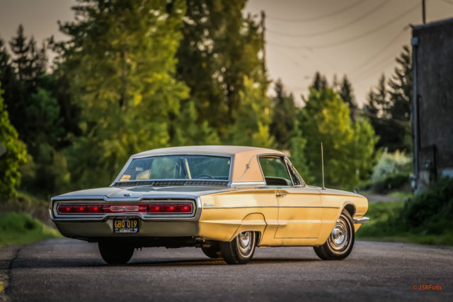 1966 Sauterne Gold Ford Thunderbird Coupe
